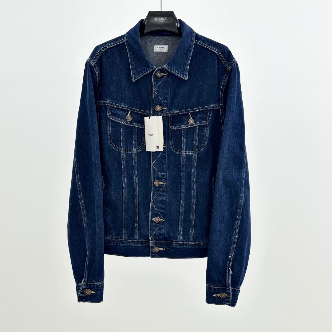 자수 데님자켓 (embroidered denim jacket)