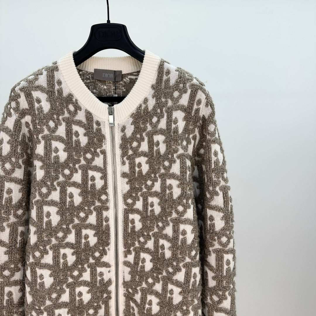 자카드 가디건 (Jacquard cardigan)