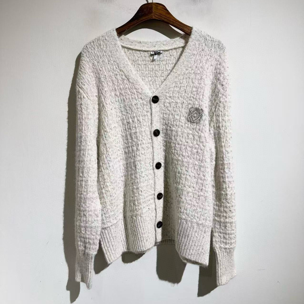 직조 니트가디건 (Woven knit cardigan)