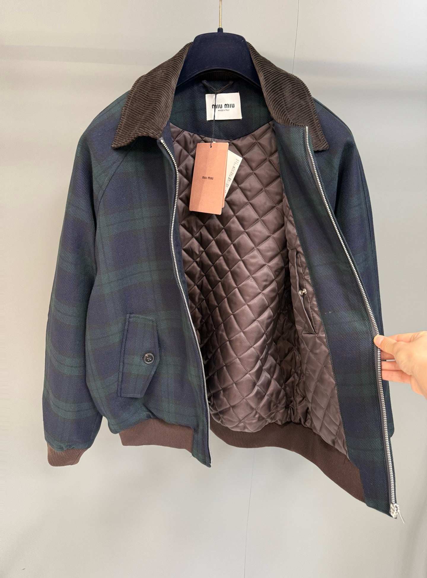 여성 코튼 퀄팅 재킷 (Cotton quilted jacket)