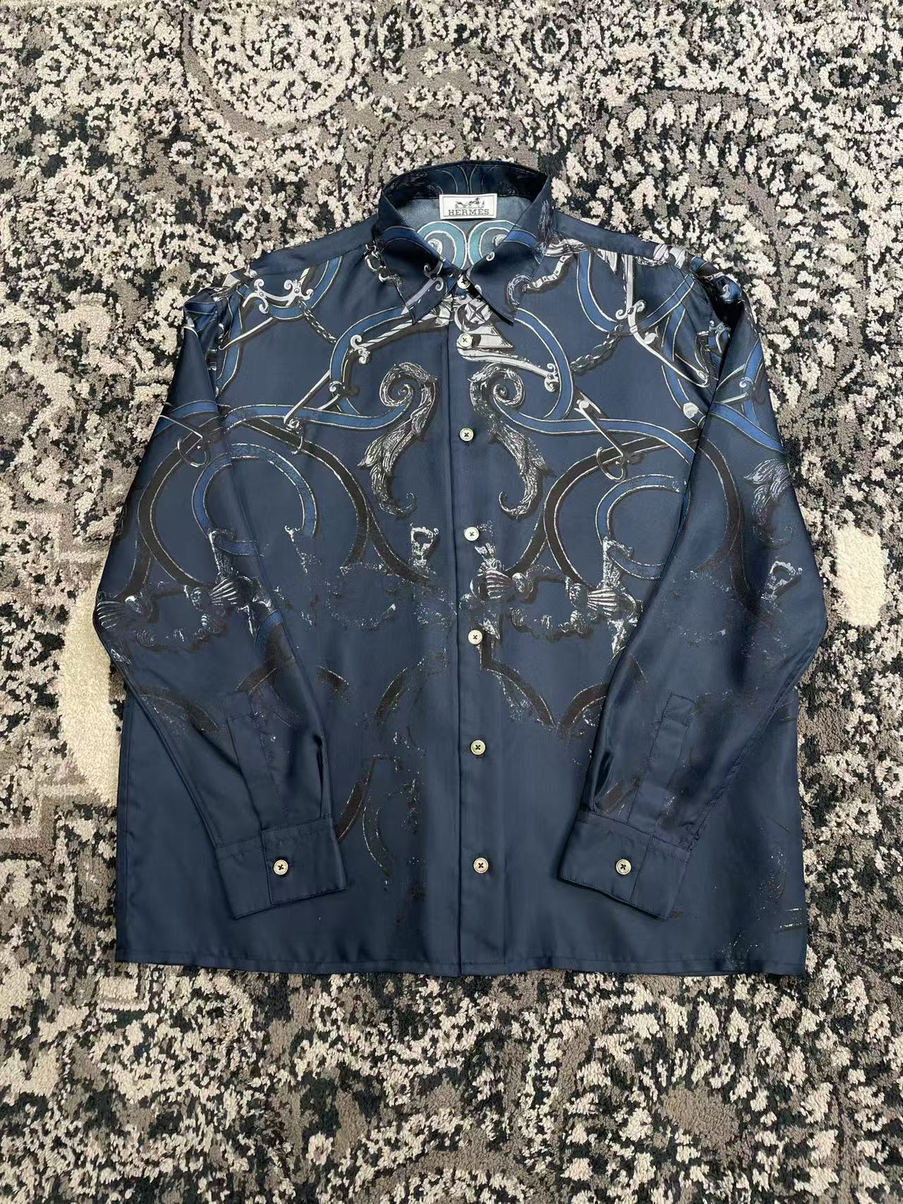 롱캔버스 셔츠 (Long canvas shirt)