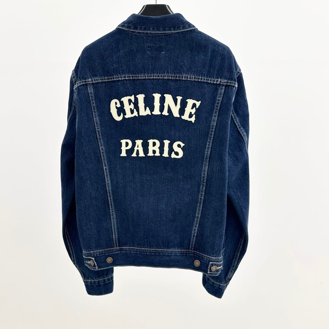 자수 데님자켓 (embroidered denim jacket)