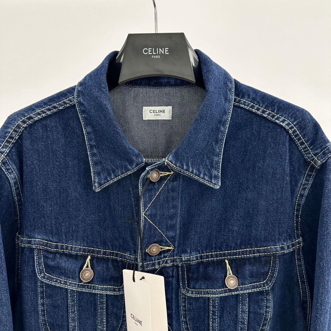 자수 데님자켓 (embroidered denim jacket)