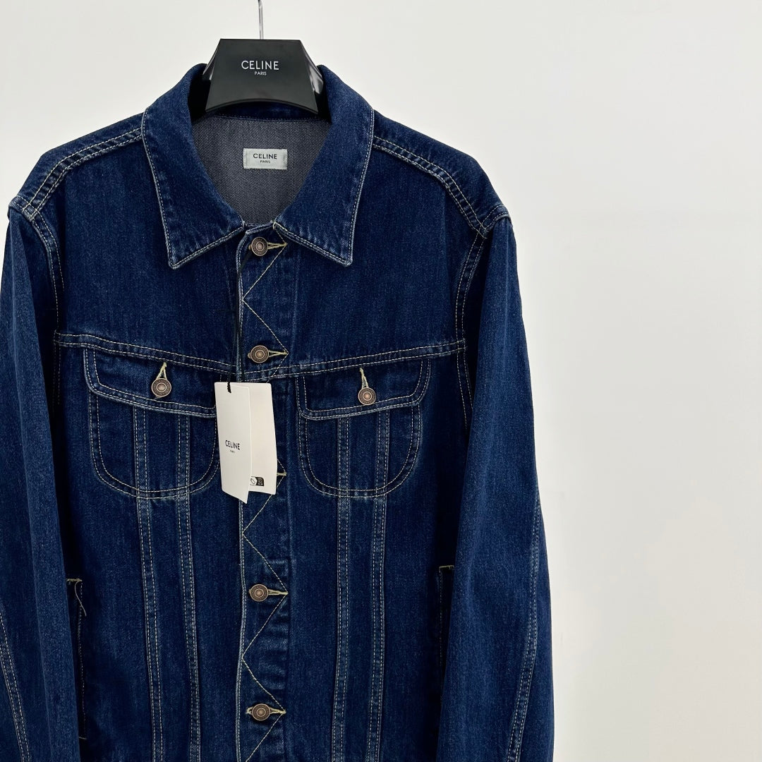 자수 데님자켓 (embroidered denim jacket)