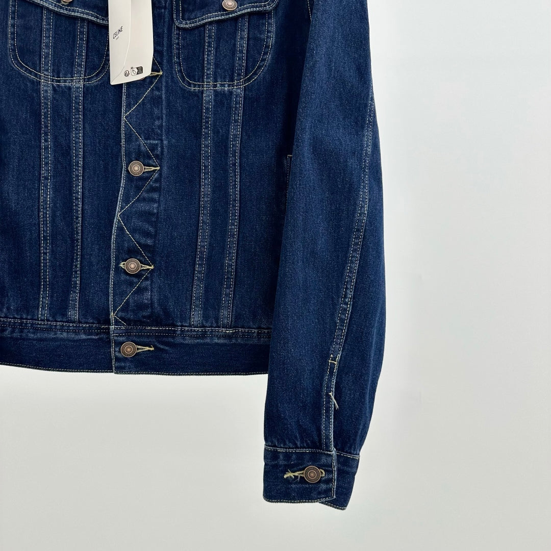 자수 데님자켓 (embroidered denim jacket)