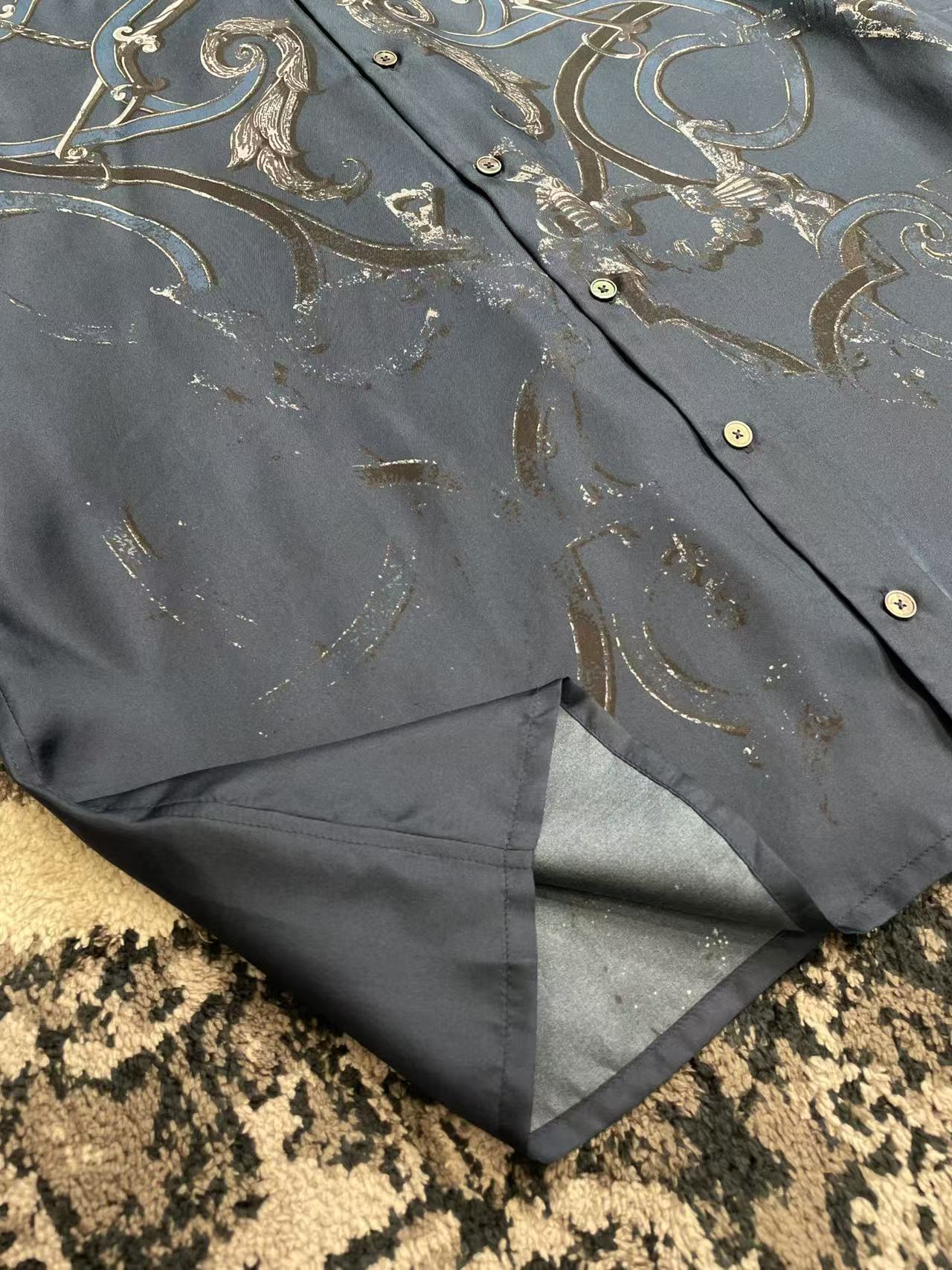 롱캔버스 셔츠 (Long canvas shirt)