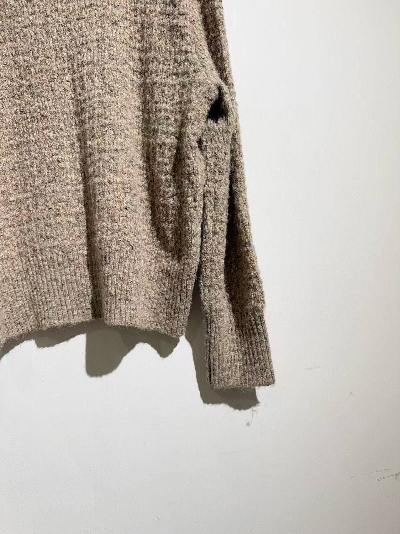 직조 니트가디건 (Woven knit cardigan)