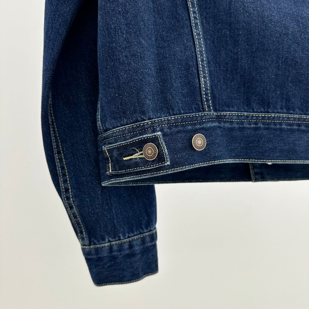 자수 데님자켓 (embroidered denim jacket)