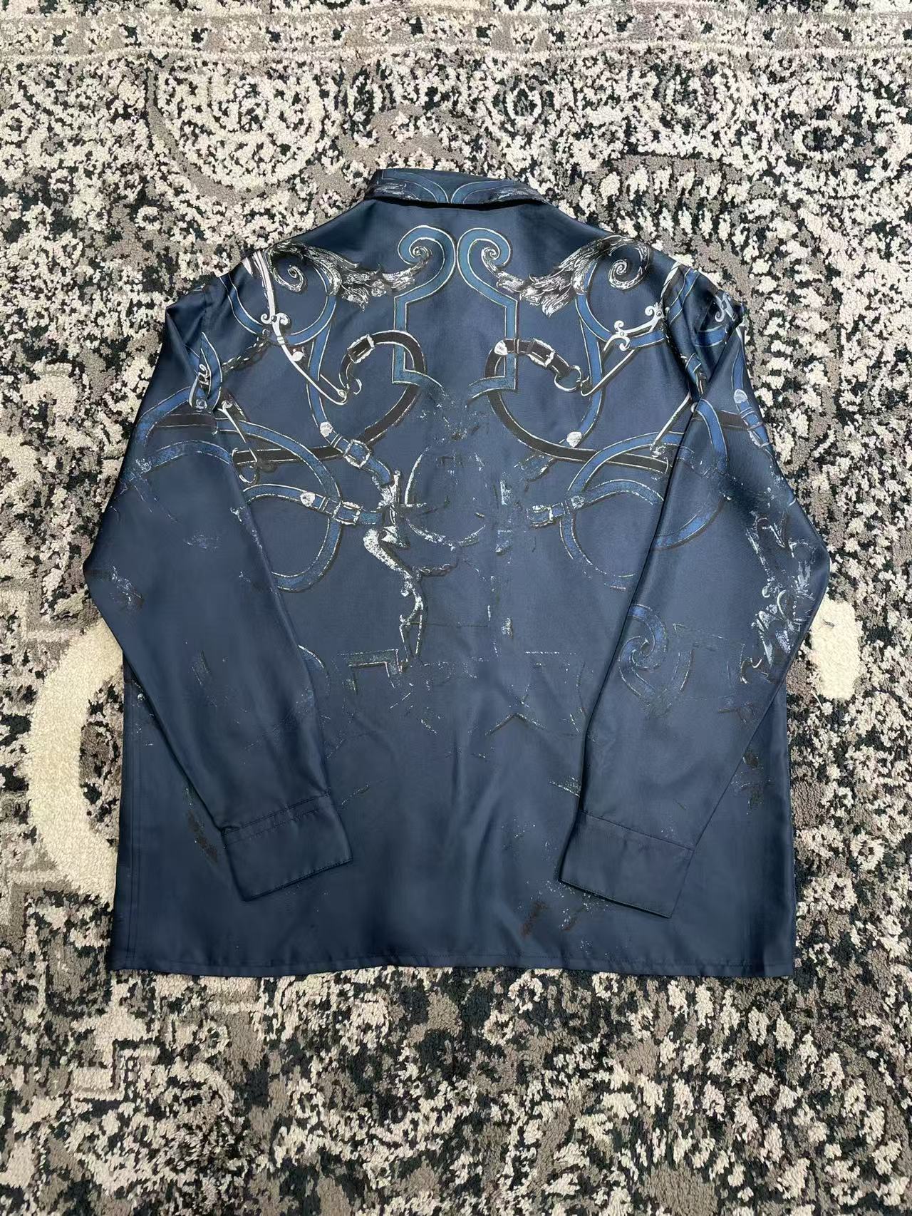 롱캔버스 셔츠 (Long canvas shirt)