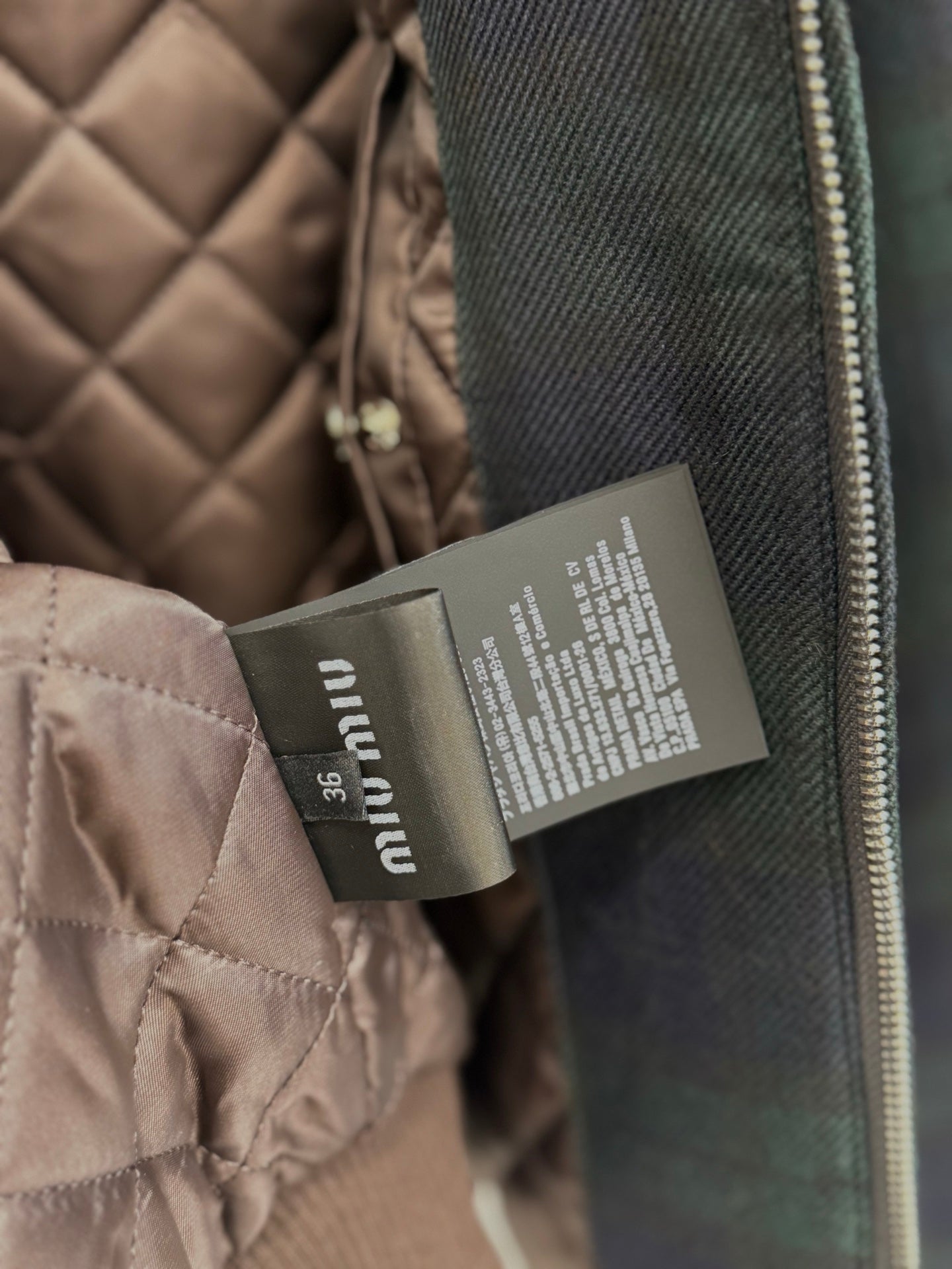 여성 코튼 퀄팅 재킷 (Cotton quilted jacket)