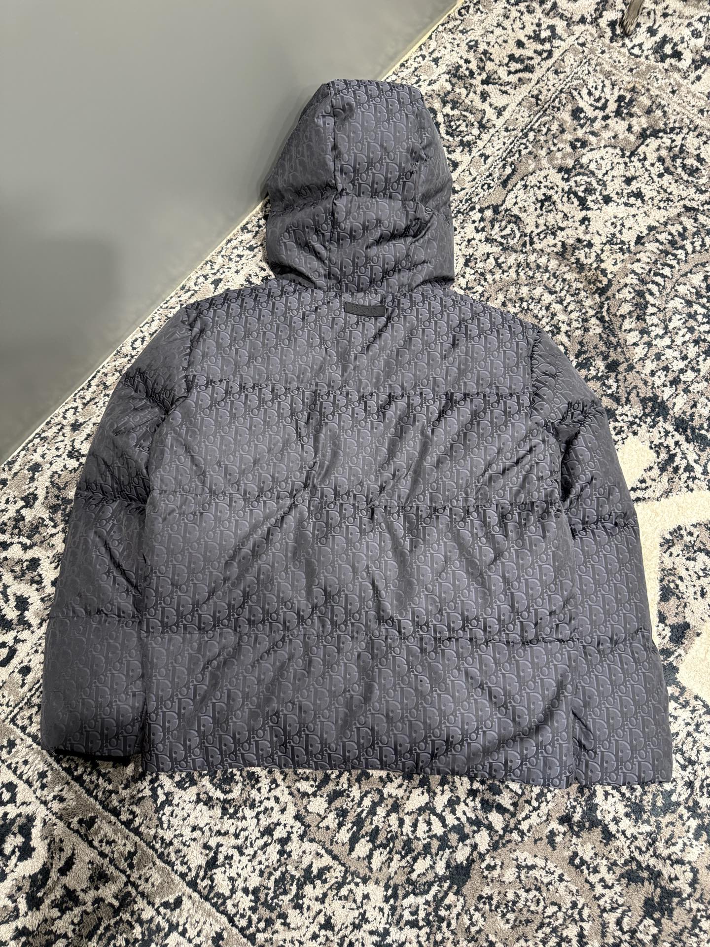 오블리크 다운 후드재킷 (Oblique down hooded jacket)