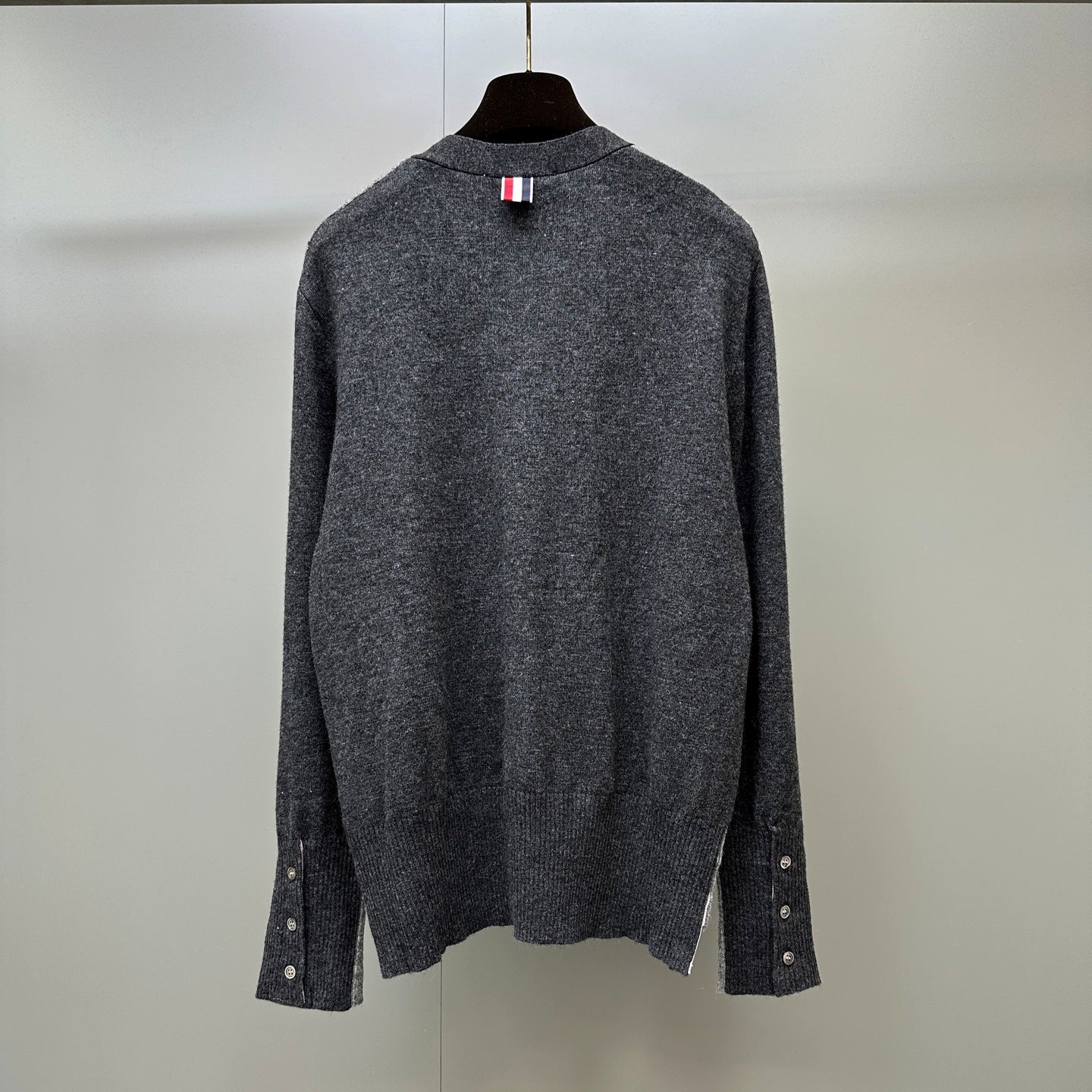 케이블 스티치 가디건 (Color-block knit cardigan)