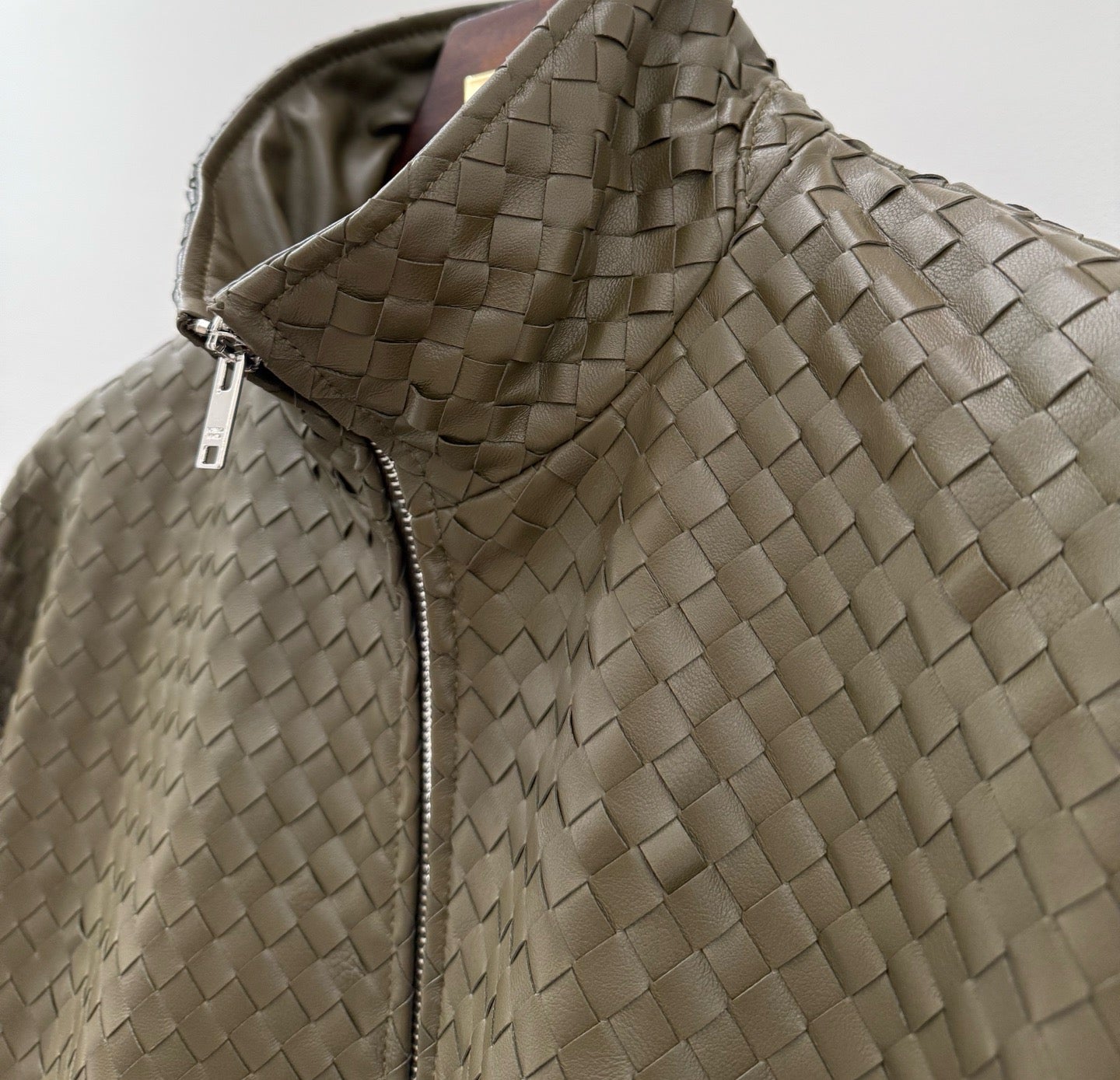 루즈 가죽자켓 (loose leather jacket)