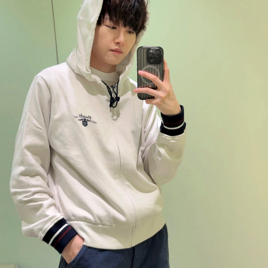 프레피 후드집업 (Preppy Hooded Zip-up)