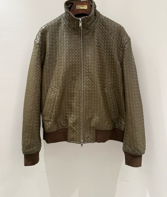 루즈 가죽자켓 (loose leather jacket)