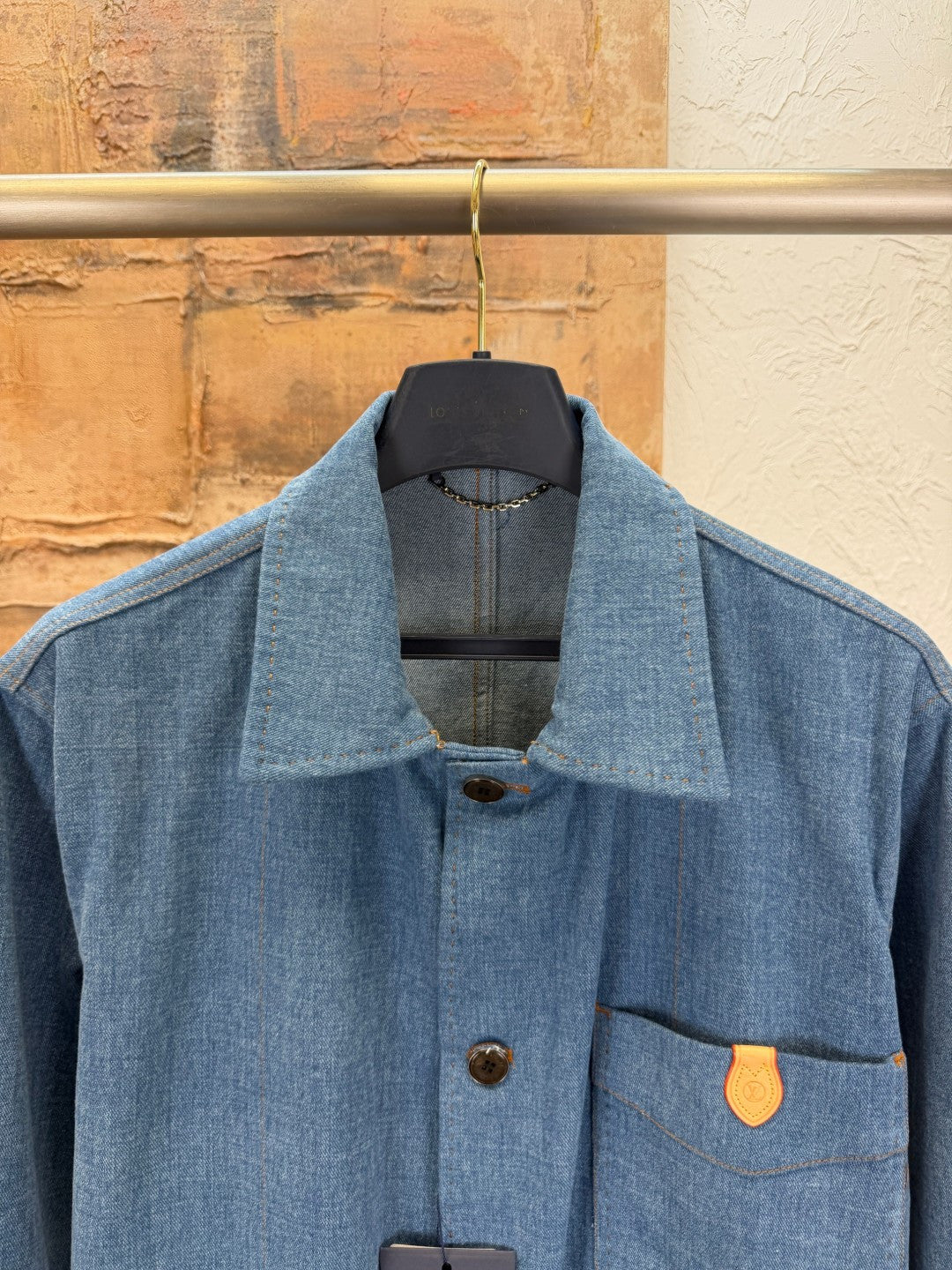 블렌드 데님 워크 재킷, 진 (Blend denim work jacket, jeans)