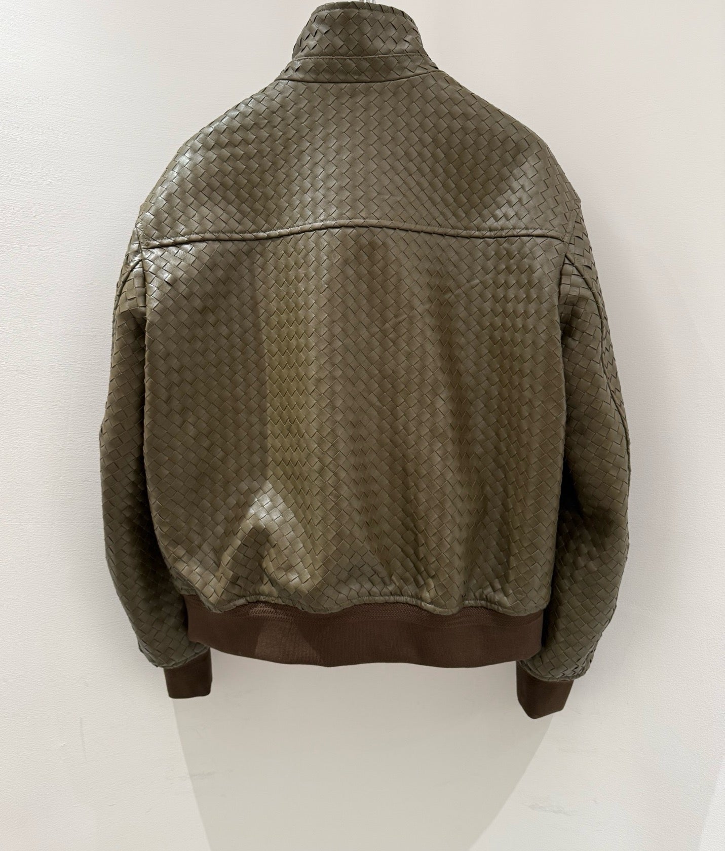 루즈 가죽자켓 (loose leather jacket)
