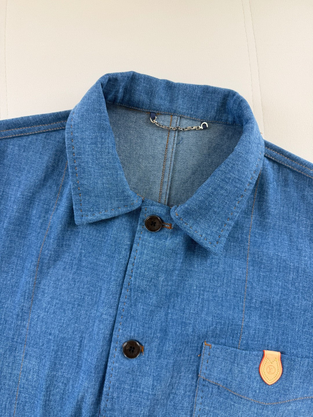 블렌드 데님 워크 재킷, 진 (Blend denim work jacket, jeans)