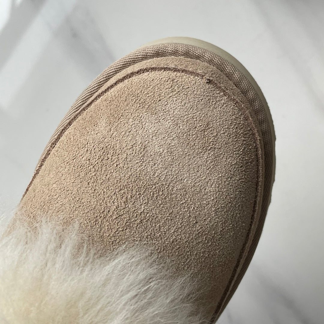 퍼 샌들 (fur sandals)