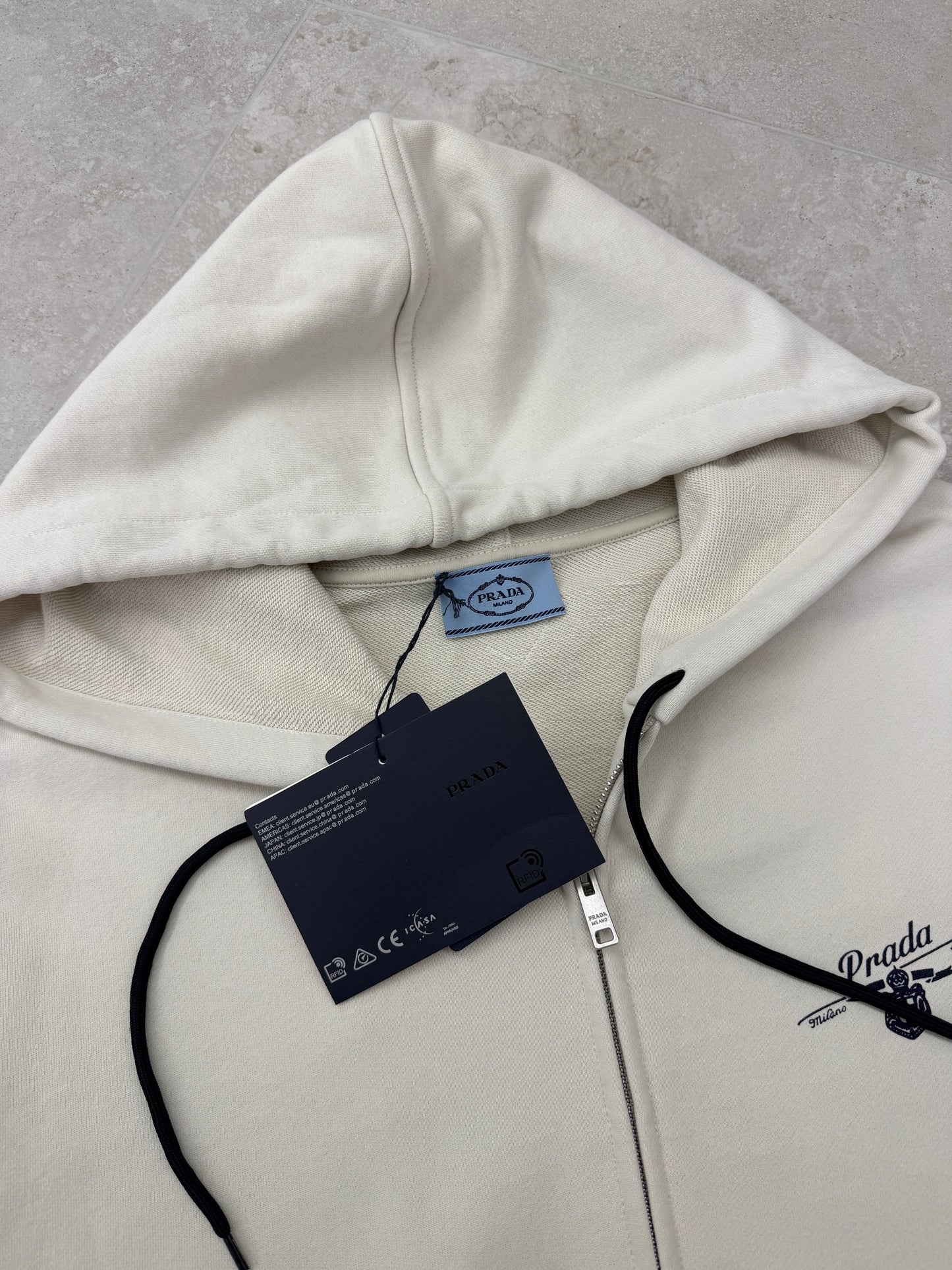 프레피 후드집업 (Preppy Hooded Zip-up)