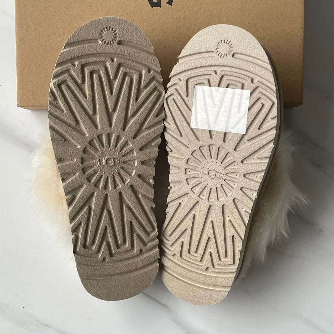 퍼 샌들 (fur sandals)