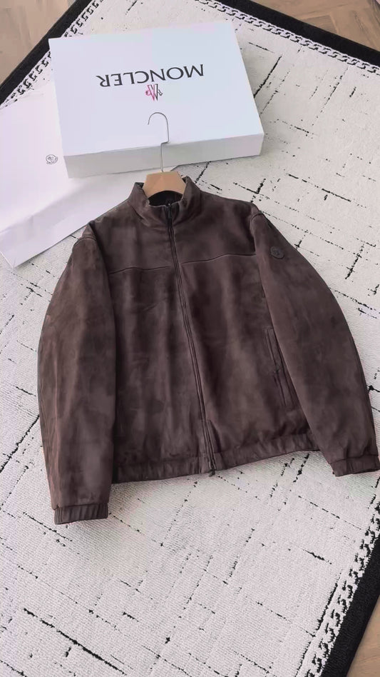 스웨이드 가죽 양면자켓 (Suede leather double-sided jacket)