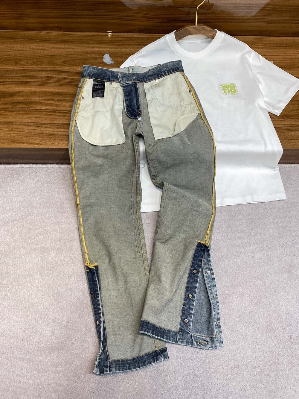 J394663 복고풍청바지